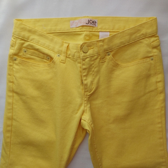 Joe Fresh Style Frais Denim Jeans Yellow Size 6 - Picture 2 of 9